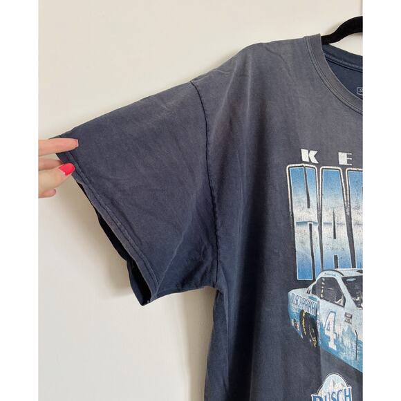 Dark Blue Navy Vintage Nascar Cotton T Shirt XL - Picture 3 of 5